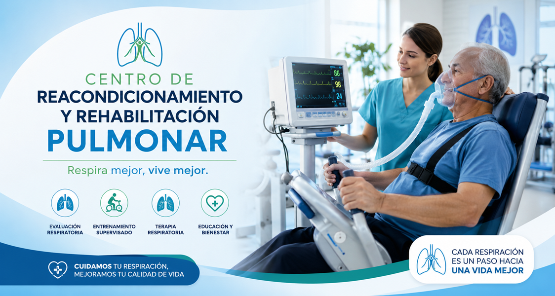 Paciente en evaluación de función pulmonar con monitoreo de signos vitales